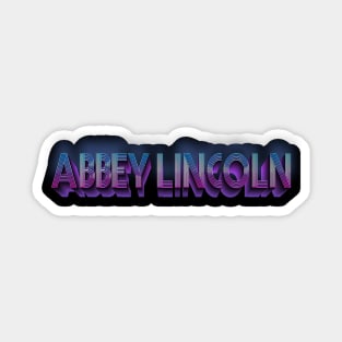 Abbey Lincoln Chicago Sticker